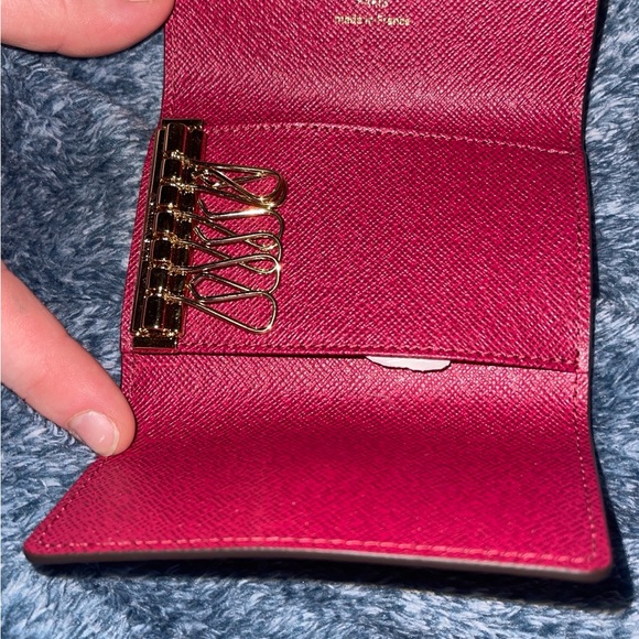 Louis Vuitton Brown Monogram Wallet with Red Button - Picture 3 of 7